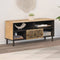 vidaXL - Tv-meubel - 100x33x46 - cm - massief - mangohout