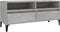 vidaXL - Tv-meubel - 100x34,5x44,5 - cm - bewerkt - hout - betongrijs