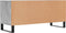 vidaXL - Tv-meubel - 100x34,5x44,5 - cm - bewerkt - hout - betongrijs