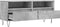 vidaXL - Tv-meubel - 100x34,5x44,5 - cm - bewerkt - hout - betongrijs