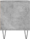 vidaXL - Tv-meubel - 100x34,5x44,5 - cm - bewerkt - hout - betongrijs