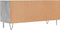 vidaXL - Tv-meubel - 100x34,5x44,5 - cm - bewerkt - hout - betongrijs