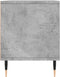 vidaXL - Tv-meubel - 100x34,5x44,5 - cm - bewerkt - hout - betongrijs