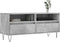 vidaXL - Tv-meubel - 100x34,5x44,5 - cm - bewerkt - hout - betongrijs