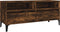 vidaXL - Tv-meubel - 100x34,5x44,5 - cm - bewerkt - hout - gerookt - eikenkleurig