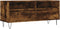 vidaXL - Tv-meubel - 100x34,5x44,5 - cm - bewerkt - hout - gerookt - eikenkleurig