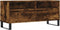 vidaXL - Tv-meubel - 100x34,5x44,5 - cm - bewerkt - hout - gerookt - eikenkleurig