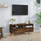 vidaXL - Tv-meubel - 100x34,5x44,5 - cm - bewerkt - hout - gerookt - eikenkleurig