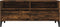 vidaXL - Tv-meubel - 100x34,5x44,5 - cm - bewerkt - hout - gerookt - eikenkleurig