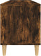 vidaXL - Tv-meubel - 100x34,5x44,5 - cm - bewerkt - hout - gerookt - eikenkleurig