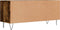 vidaXL - Tv-meubel - 100x34,5x44,5 - cm - bewerkt - hout - gerookt - eikenkleurig