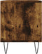vidaXL - Tv-meubel - 100x34,5x44,5 - cm - bewerkt - hout - gerookt - eikenkleurig