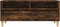 vidaXL - Tv-meubel - 100x34,5x44,5 - cm - bewerkt - hout - gerookt - eikenkleurig