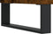 vidaXL - Tv-meubel - 100x34,5x44,5 - cm - bewerkt - hout - gerookt - eikenkleurig