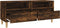 vidaXL - Tv-meubel - 100x34,5x44,5 - cm - bewerkt - hout - gerookt - eikenkleurig