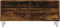 vidaXL - Tv-meubel - 100x34,5x44,5 - cm - bewerkt - hout - gerookt - eikenkleurig