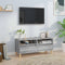 vidaXL - Tv-meubel - 100x34,5x44,5 - cm - bewerkt - hout - grijs - sonoma - eikenkleur