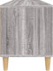 vidaXL - Tv-meubel - 100x34,5x44,5 - cm - bewerkt - hout - grijs - sonoma - eikenkleur