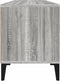 vidaXL - Tv-meubel - 100x34,5x44,5 - cm - bewerkt - hout - grijs - sonoma - eikenkleur