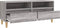 vidaXL - Tv-meubel - 100x34,5x44,5 - cm - bewerkt - hout - grijs - sonoma - eikenkleur