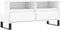 vidaXL - Tv-meubel - 100x34,5x44,5 - cm - bewerkt - hout - hoogglans - wit