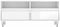 vidaXL - Tv-meubel - 100x34,5x44,5 - cm - bewerkt - hout - hoogglans - wit