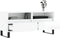vidaXL - Tv-meubel - 100x34,5x44,5 - cm - bewerkt - hout - hoogglans - wit