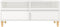 vidaXL - Tv-meubel - 100x34,5x44,5 - cm - bewerkt - hout - hoogglans - wit