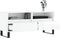 vidaXL - Tv-meubel - 100x34,5x44,5 - cm - bewerkt - hout - hoogglans - wit