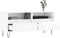 vidaXL - Tv-meubel - 100x34,5x44,5 - cm - bewerkt - hout - hoogglans - wit