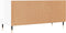 vidaXL - Tv-meubel - 100x34,5x44,5 - cm - bewerkt - hout - hoogglans - wit