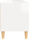 vidaXL - Tv-meubel - 100x34,5x44,5 - cm - bewerkt - hout - hoogglans - wit