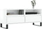 vidaXL - Tv-meubel - 100x34,5x44,5 - cm - bewerkt - hout - hoogglans - wit