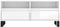 vidaXL - Tv-meubel - 100x34,5x44,5 - cm - bewerkt - hout - hoogglans - wit