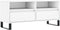 vidaXL - Tv-meubel - 100x34,5x44,5 - cm - bewerkt - hout - wit