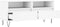 vidaXL - Tv-meubel - 100x34,5x44,5 - cm - bewerkt - hout - wit