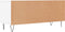 vidaXL - Tv-meubel - 100x34,5x44,5 - cm - bewerkt - hout - wit