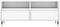 vidaXL - Tv-meubel - 100x34,5x44,5 - cm - bewerkt - hout - wit