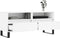vidaXL - Tv-meubel - 100x34,5x44,5 - cm - bewerkt - hout - wit