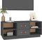 vidaXL - Tv-meubel - 100x34x40 - cm - massief - grenenhout - grijs