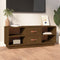 vidaXL - Tv-meubel - 100x34x40 - cm - massief - grenenhout - honingbruin