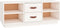 vidaXL - Tv-meubel - 100x34x40 - cm - massief - grenenhout - wit