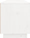 vidaXL - Tv-meubel - 100x34x40 - cm - massief - grenenhout - wit