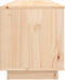 vidaXL - Tv-meubel - 100x34x40 - cm - massief - grenenhout - wit
