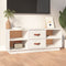 vidaXL - Tv-meubel - 100x34x40 - cm - massief - grenenhout - wit