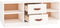 vidaXL - Tv-meubel - 100x34x40 - cm - massief - grenenhout - wit