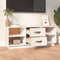 vidaXL - Tv-meubel - 100x34x40 - cm - massief - grenenhout - wit
