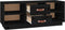 vidaXL - Tv-meubel - 100x34x40 - cm - massief - grenenhout - zwart