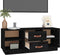 vidaXL - Tv-meubel - 100x34x40 - cm - massief - grenenhout - zwart
