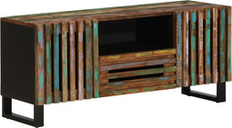 vidaXL - Tv-meubel - 100x34x46 - cm - massief - acaciahout